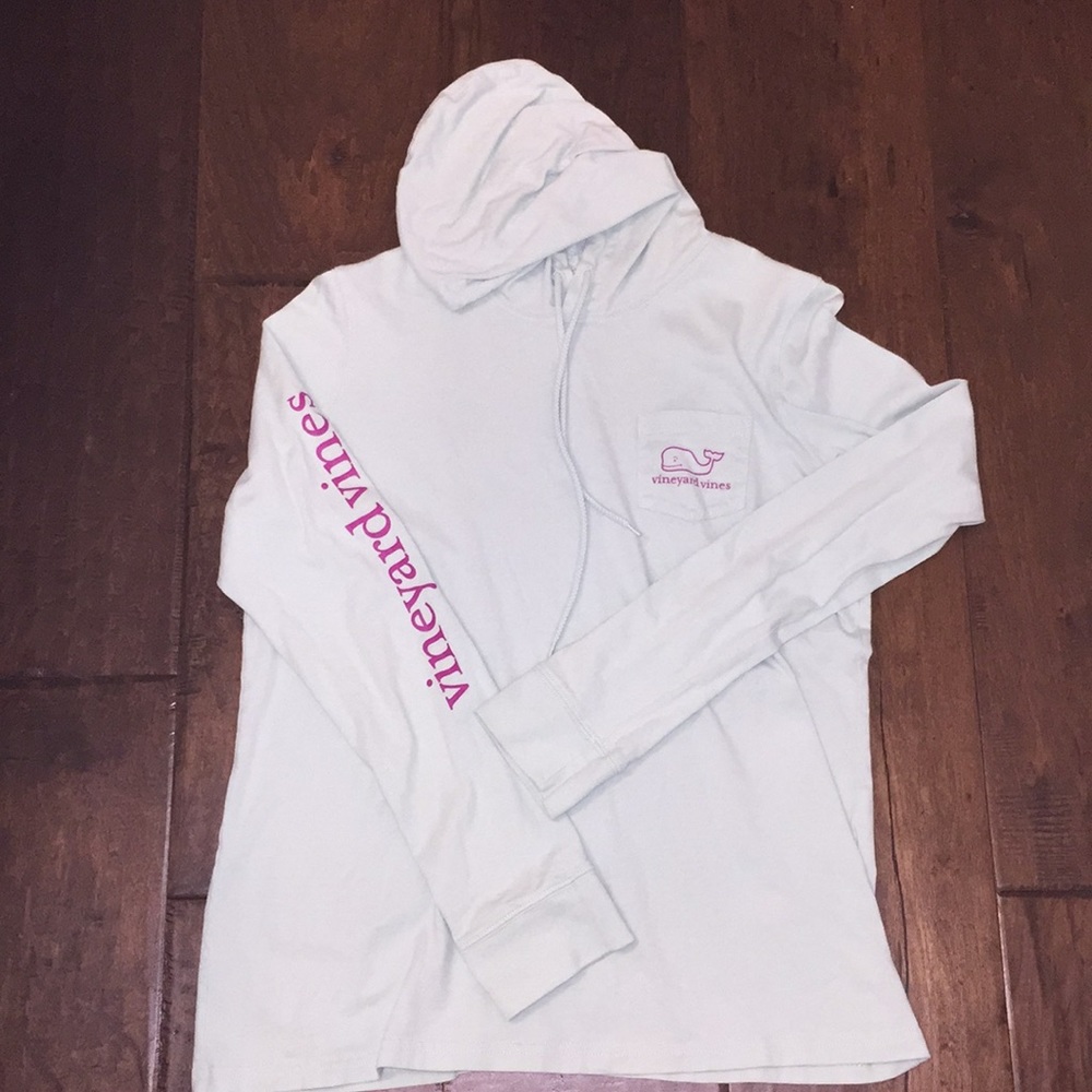 Long-Sleeve Slub Whale Hoodie